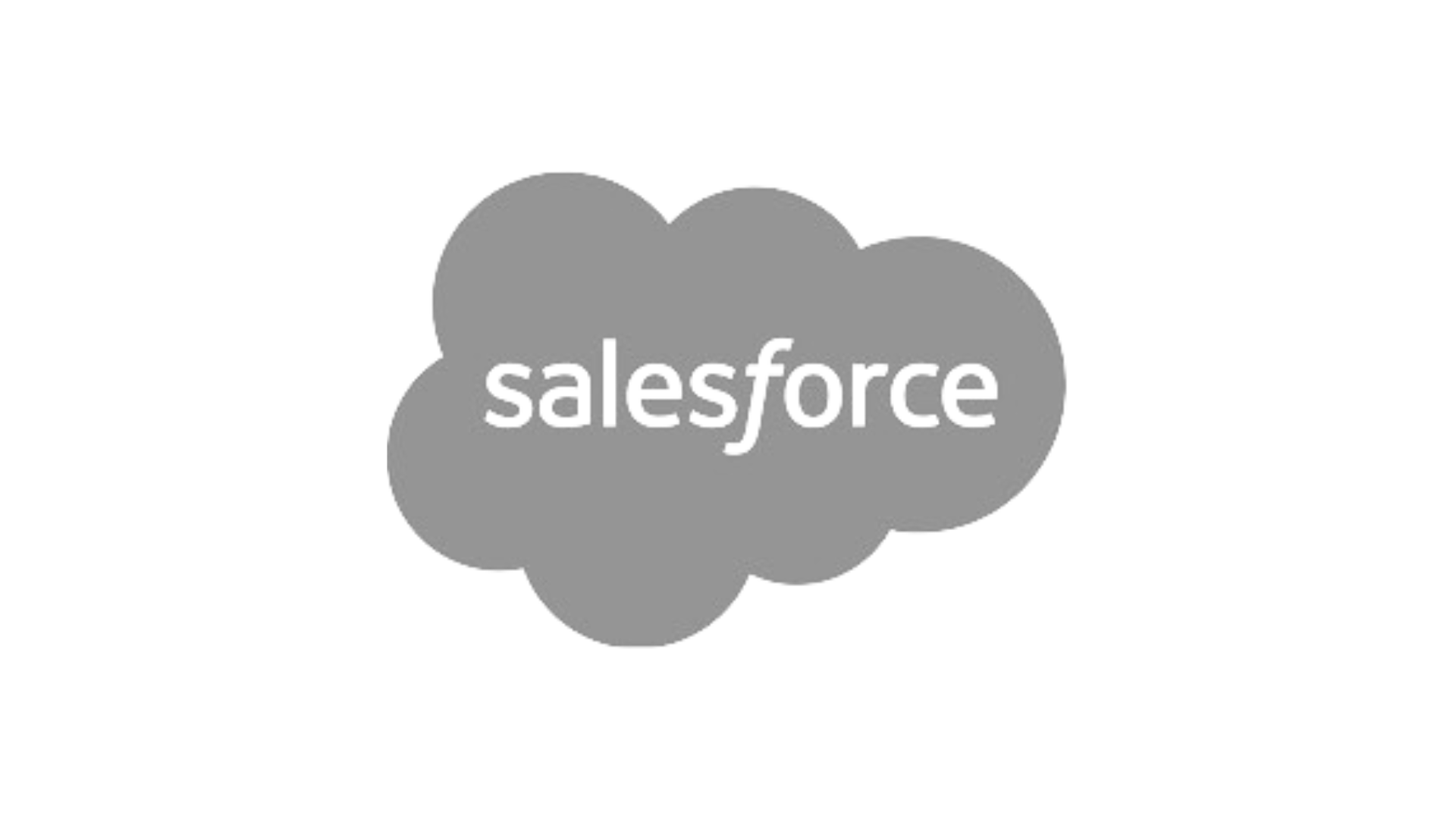 Salesforce logo - black